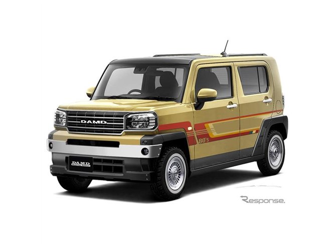ダイハツ タフト 新型】ダムドが新作ボディキットのCGを発表…ハスラー