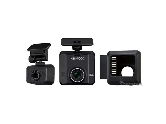 KENWOOD 2カメラドライブレコーダー ケンウッド、レンタカー・カーリース車両向けの2カメラドラレコ発売へ