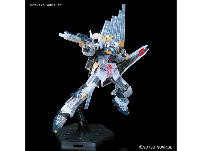 限定ガンプラ「RG 1/144 νガンダム［クリアカラー］」が6/19発売