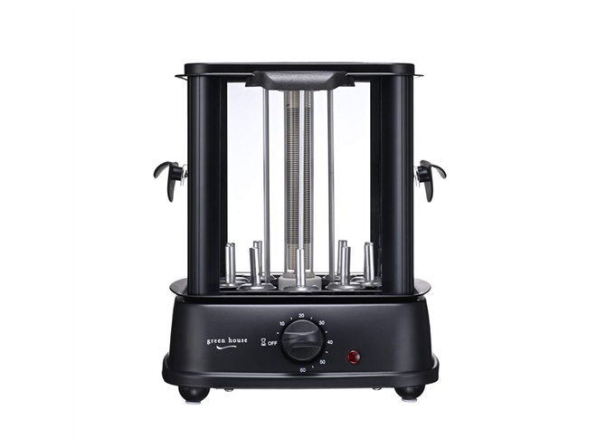 グリーンハウス、串10本が自動回転する家庭用「焼き鳥メーカー