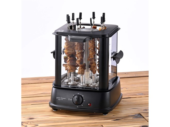 焼き鳥メーカー2 自動回転 タイマー付き 自動で回る卓上無煙焼き鳥器「自家製焼き鳥メーカー2」 | 【公式
