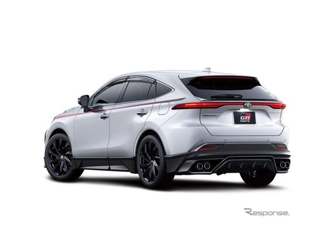 トヨタ ハリアー 新型】GRパーツを設定…「黒」でさらにスポーティ