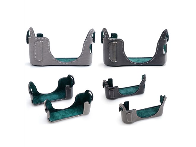 INDUSTRIA、「FUJIFILM X100V」専用のグリップ付きレザーケース2種