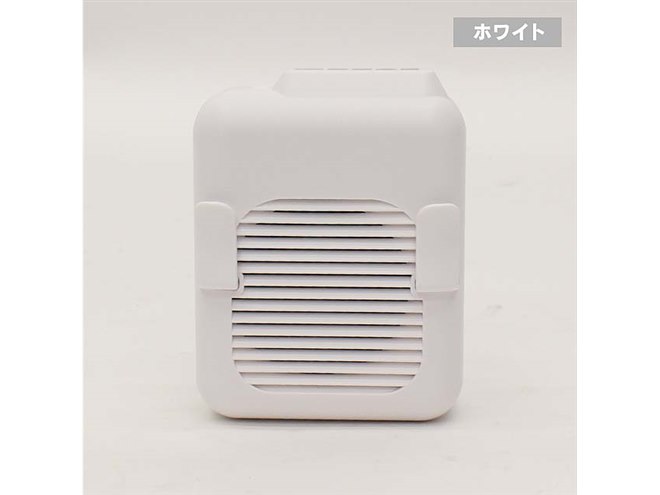 ヒロ、腰かけと首かけに対応した小型扇風機「2WAYハイパワーエアー