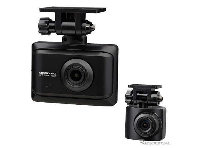 ☆専用出品★コムテックZDR-016型前後2カメラドラレコ完全作動確認フルセット コムテックの前後2カメラ定番ドラレコ、超コンパクトになって新登場