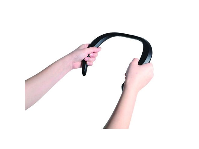 税別3,980円、Bluetooth送信機付きのゲオ限定「ウェアラブルネック