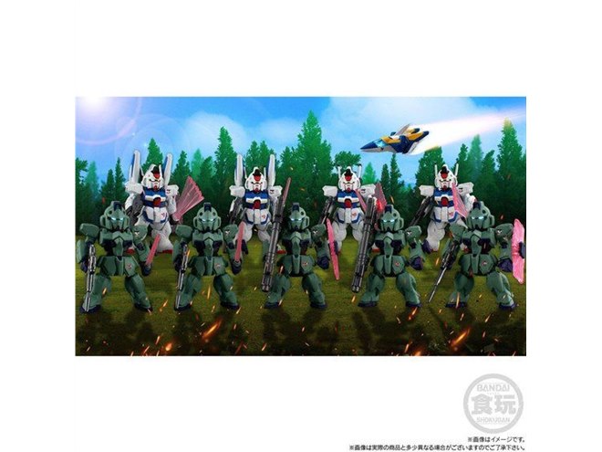バンダイ、「機動戦士Vガンダム シュラク隊」全機セットを食玩で発売