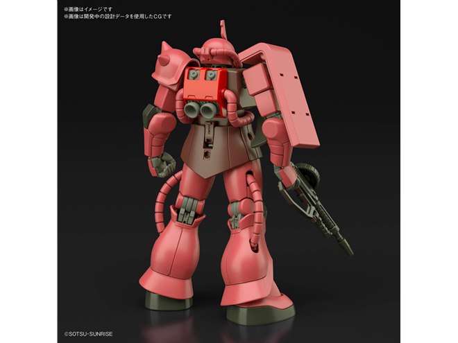 機動戦士ガンダム」シャア専用ザクIIの新規造形HGガンプラ、発売日が