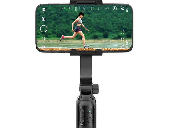 Feiyu Tech、スマホに触れずに操作できる自撮り棒内蔵ジンバル