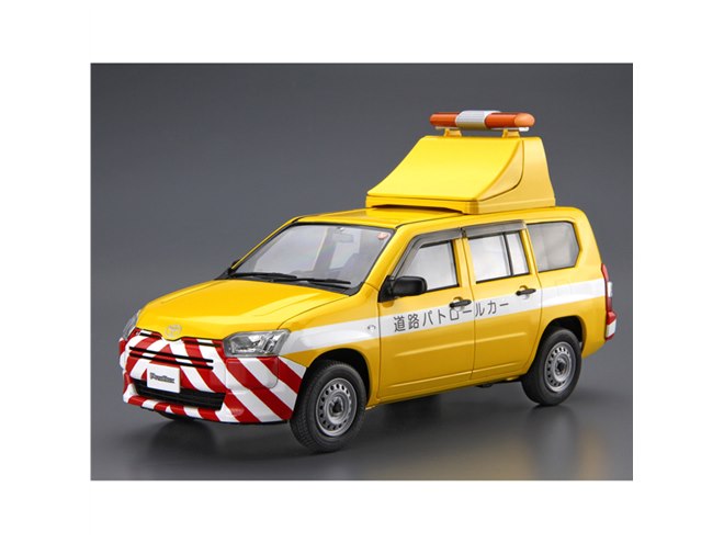 AOSHIMA、「トヨタ NCP160V プロボックス」道路パトカーを再現