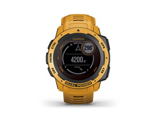 ガーミン、ソーラー充電対応のGPSウォッチ「INSTINCT DUAL POWER