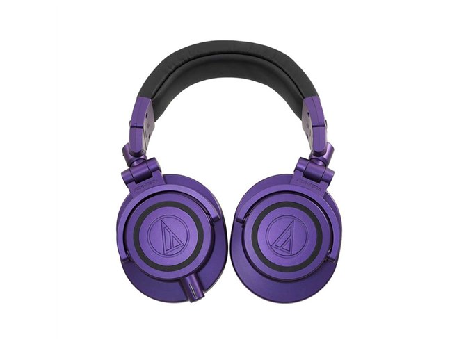 オーテク、「ATH-M50x」にバイオレット＆マットブラックの数量限定
