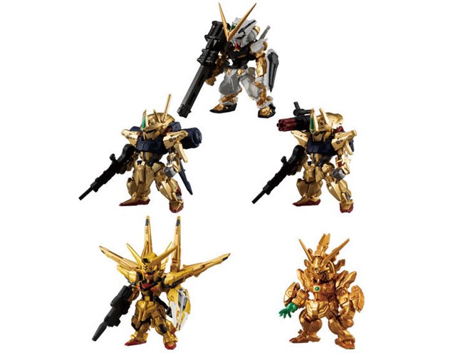 百式改」などゴールドの機体が対象、「FW GUNDAM CONVERGE」に特別弾
