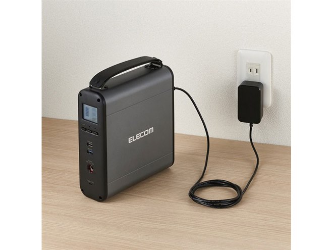 エレコム、USB/AC120W/DC12出力が使えるポータブルバッテリー - 価格.com