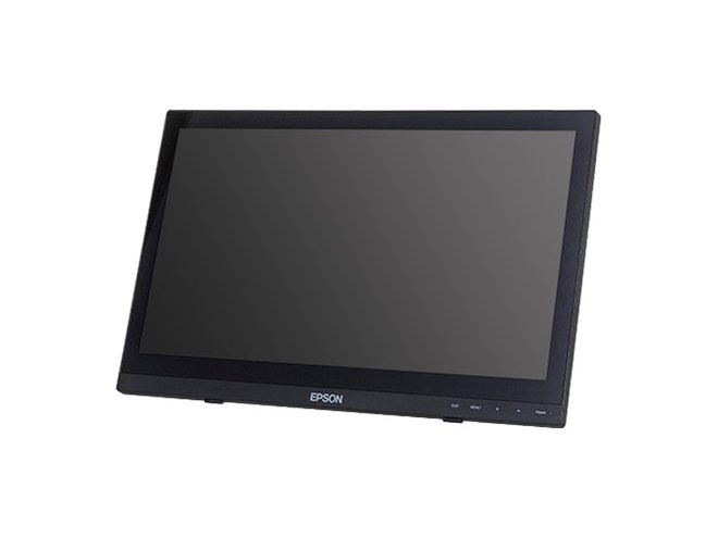 エプソン、“持ち運びにも適した”10点マルチタッチ対応15.6型フルHD液晶
