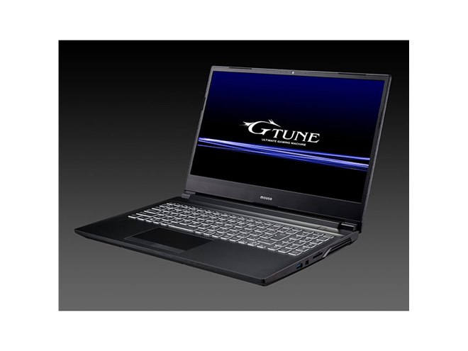 G-Tune、「GeForce GTX 1660Ti」を搭載した15.6型ゲーミングPC