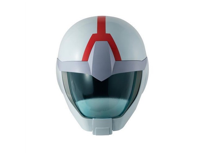 バンダイ、アムロカラーの白い「地球連邦軍ヘルメット」を1/1