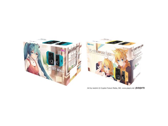 初音ミクモデル『VL-S3BT MIKU』ならびに鏡音リン・レンモデル