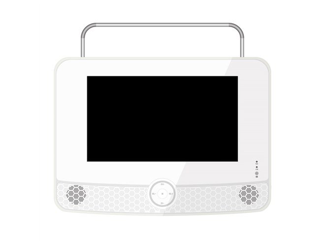 スマホ画面のミラーリングに対応した防水ポータブルテレビ「OT