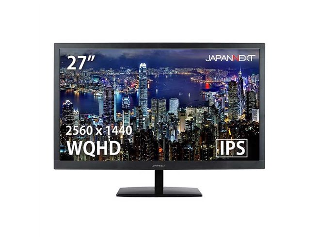JAPANNEXT、期間限定24,970円の27型WQHD液晶ディスプレイ - 価格.com