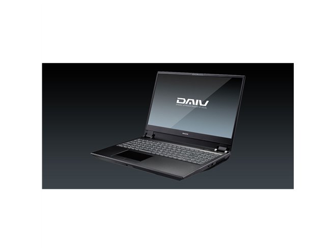 DAIV、4K有機ELディスプレイ搭載の15.6型ノートPC「DAIV 5N-OLED