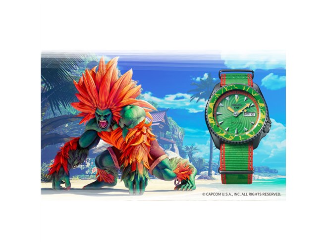 セイコー、「ストリートファイターV」コラボの腕時計6種を限定発売