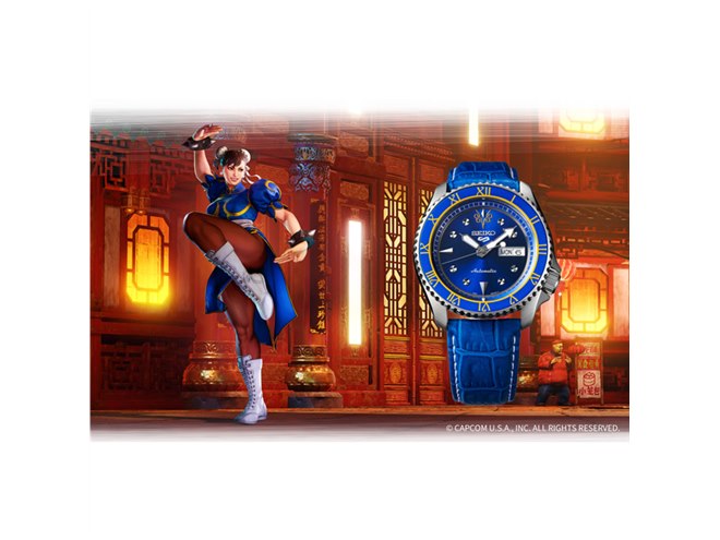 セイコー、「ストリートファイターV」コラボの腕時計6種を限定発売