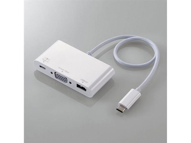 エレコム、画面出力に対応したUSB Type-C接続のドッキングステーション
