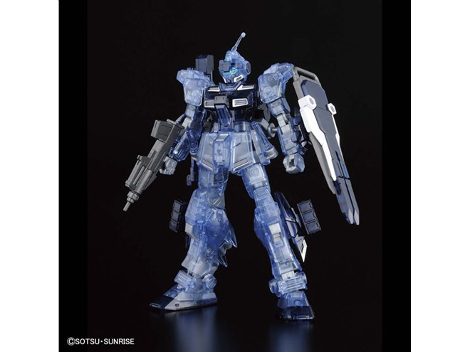 クリアカラーのHG ガンプラ「ペイルライダー（陸戦重装備仕様
