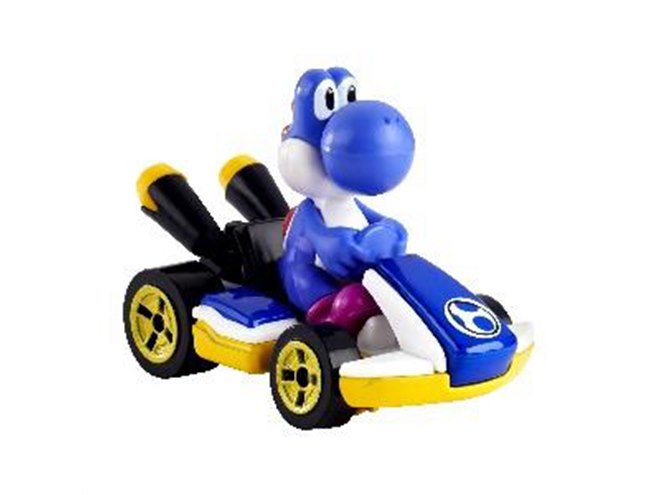 ブルーヨッシーのミニカー付き「ホットウィール マリオカート