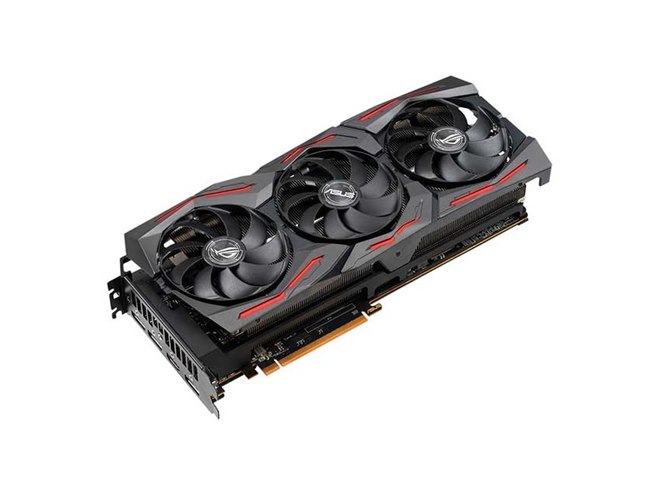 グラフィックボード・グラボ・ビデオカード ASUS AMD ROG-STRIX-RX5600XT-T6G-GAMING ASUS、3連ファンやOCを採用した「RADEON RX 5600 XT」搭載ビデオカード