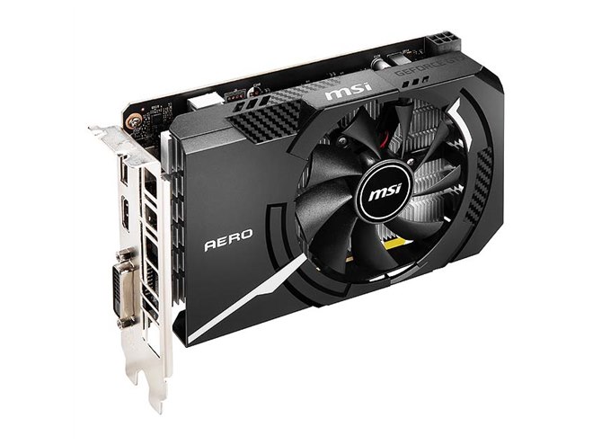 MSI、GDDR6メモリーを採用した「GeForce GTX 1650 D6 AERO ITX OCV1