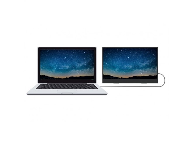 ノジマ、重さ約620gの13.3型モバイル液晶ディスプレイ「EK-MD133
