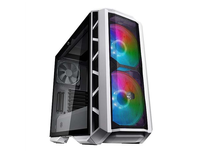 クーラーマスター、200mm ARGBファンをデュアルで搭載したミドルタワー