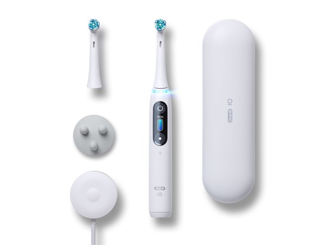 ブラウン、ブラシ1本1本を振動させて歯垢を除去する「オーラルB iO」2