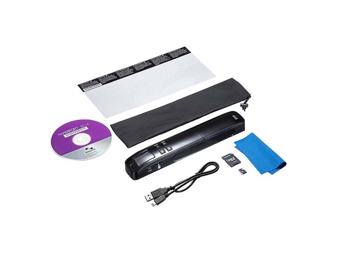 サンワ、ダブルローラー搭載のポータブルハンディスキャナー「PSC