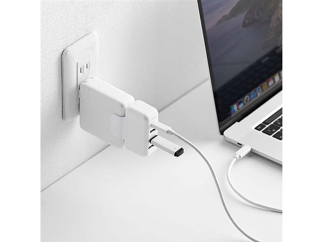 サンワ、MacBook Proの純正アダプター専用のUSB Type-Cハブ - 価格.com