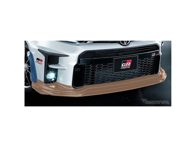 ＧＲヤリスマイナーチェンジ前 ＧＲフロントスポイラー用サイドパーツ左側のみ TRD GR ヤリス GXPA16, MXPA12 (予防安全パッケージ付車) 前期型