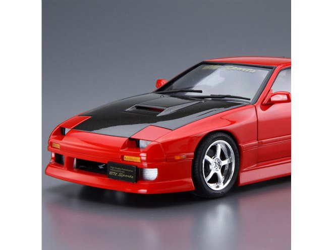 BNスポーツのフルエアロ仕様を再現した「マツダ・RX-7 FC3S」1/24模型