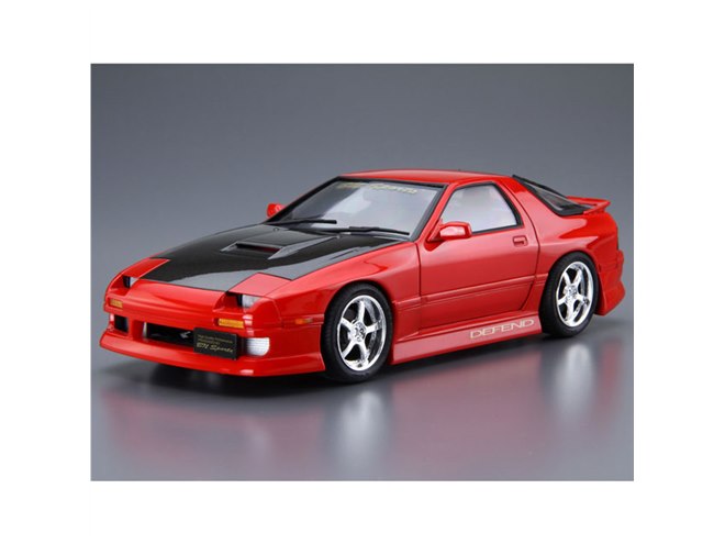 BNスポーツのフルエアロ仕様を再現した「マツダ・RX-7 FC3S」1/24模型
