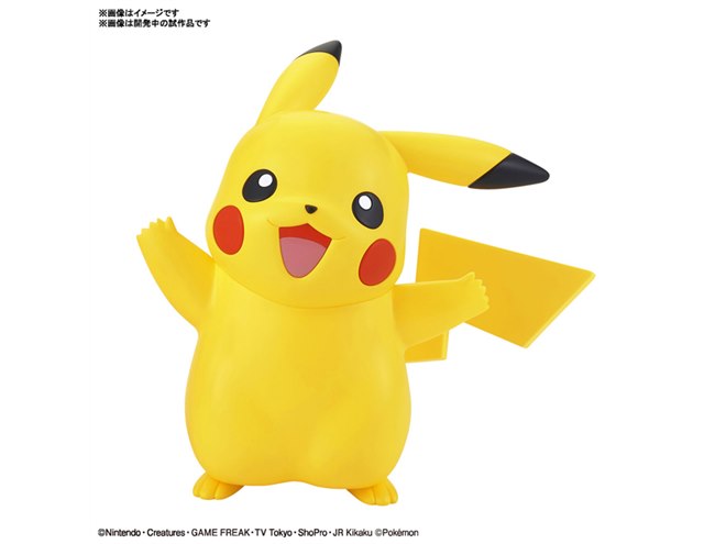 簡単・シンプル組み立て「ポケプラクイック!!」よりピカチュウとミュウ