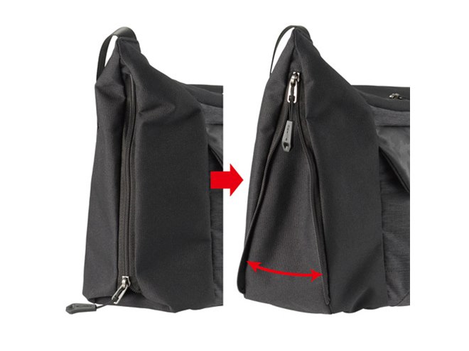 ハクバ、容量拡張機能付き「GW-PRO RED スリングショルダー