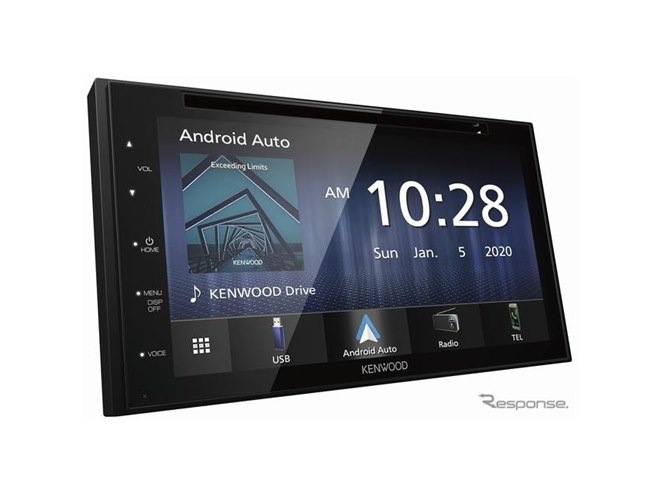 ケンウッド、Apple CarPlay/Android Auto対応のディスプレイ