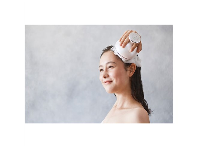 回転モード/振動モードを搭載した「充電式ヘッドウォッシュスパ