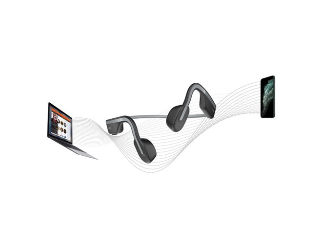 AfterShokz、6時間駆動の骨伝導Bluetoothヘッドホン「OpenMove
