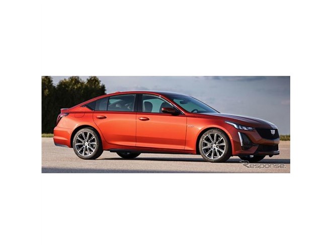 キャデラック CT5「V」に2021年型、V6ツインターボは355馬力…今秋米国