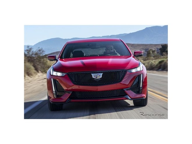 キャデラック CT5「V」に2021年型、V6ツインターボは355馬力…今秋米国
