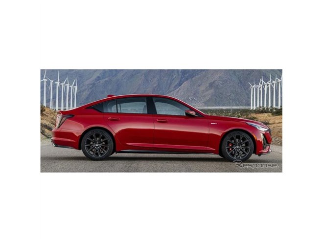 キャデラック CT5「V」に2021年型、V6ツインターボは355馬力…今秋米国