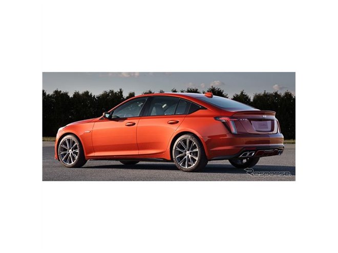 キャデラック CT5「V」に2021年型、V6ツインターボは355馬力…今秋米国