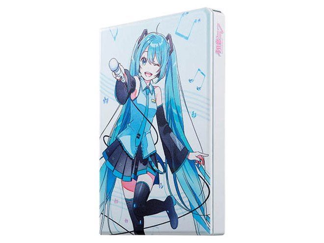 ツクモとアイ・オー、「初音ミク」とコラボしたポータブル外付け2TB